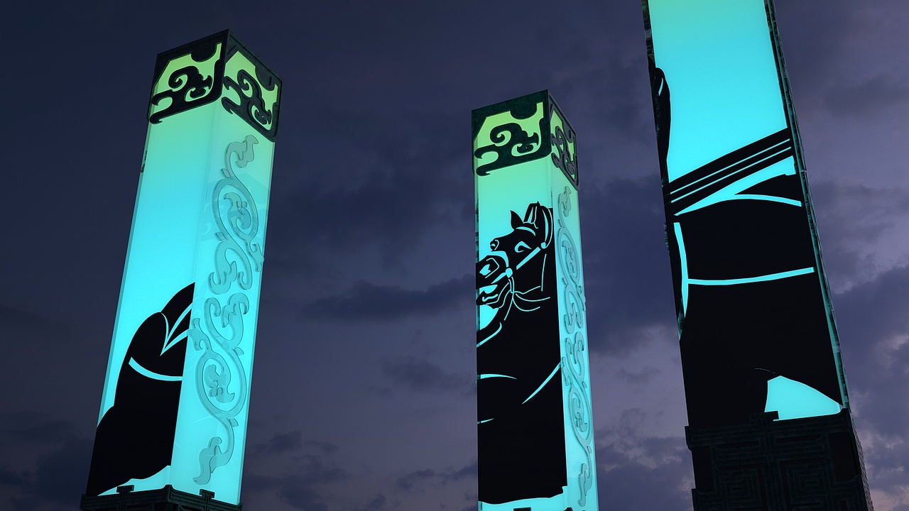 三维作品（导视标牌）（图ZMjA2MjY0MjQ0） - 建筑/空间 - 站酷设计师半自动原创素材 - 站酷ZCOOL