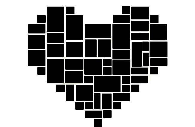 心形照片墙（图ZMTU5NzY1OTky） - 宣传物料 - 站酷设计师ShelterHomeless原创素材 - 站酷ZCOOL