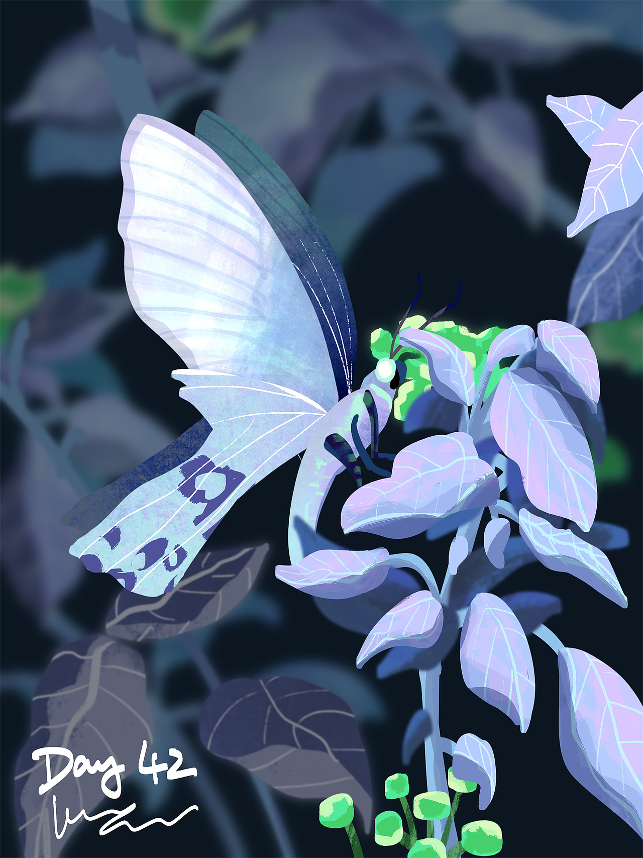 60Days 色彩速涂 | 胖白鼠的日常