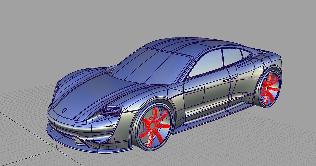 Porsche-Mission-E纯效果图Alias建模教程（图ZOTM3OTYyMDQ=） - 机械/交通 - 站酷设计师Adleyou原创素材 - 站酷ZCOOL