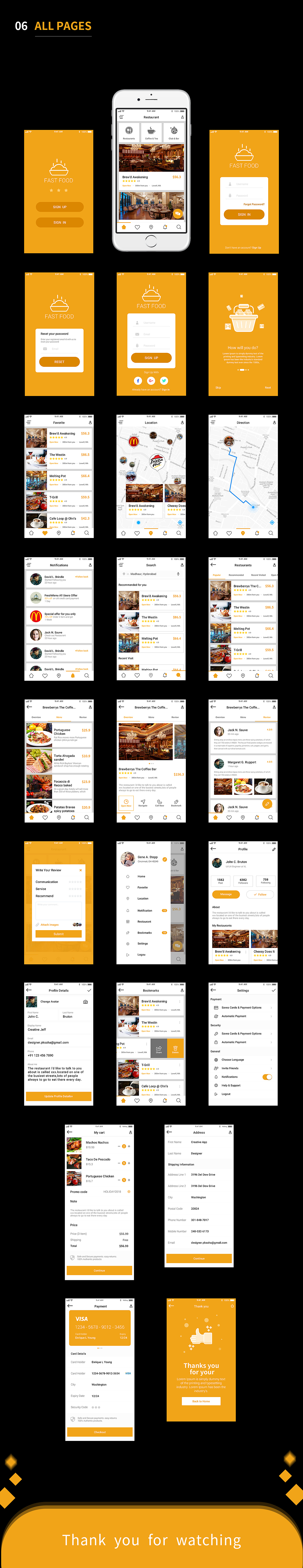 餐饮美食外卖快餐app（图ZMTIwMzQzNjIw） - APP界面 - 站酷设计师一叶知秋ML原创素材 - 站酷ZCOOL