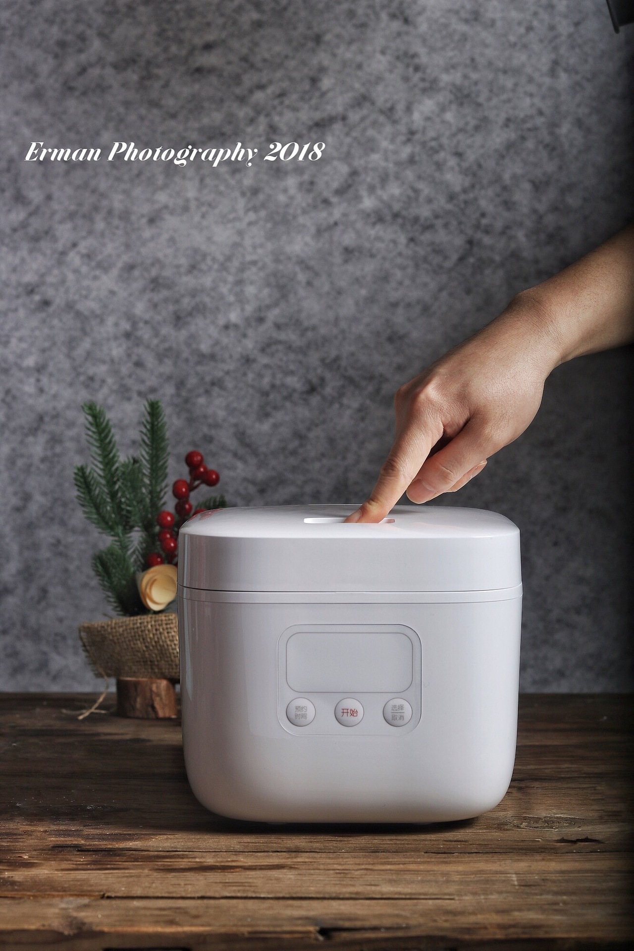 米家小饭煲产品拍摄