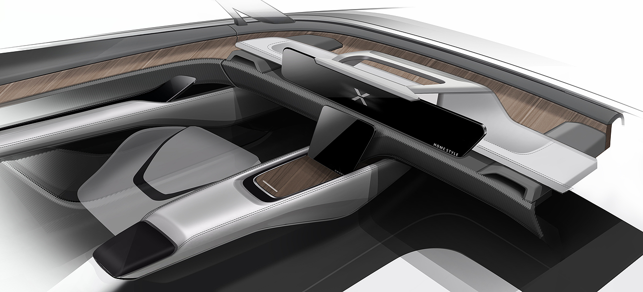 汽车内饰设计练习