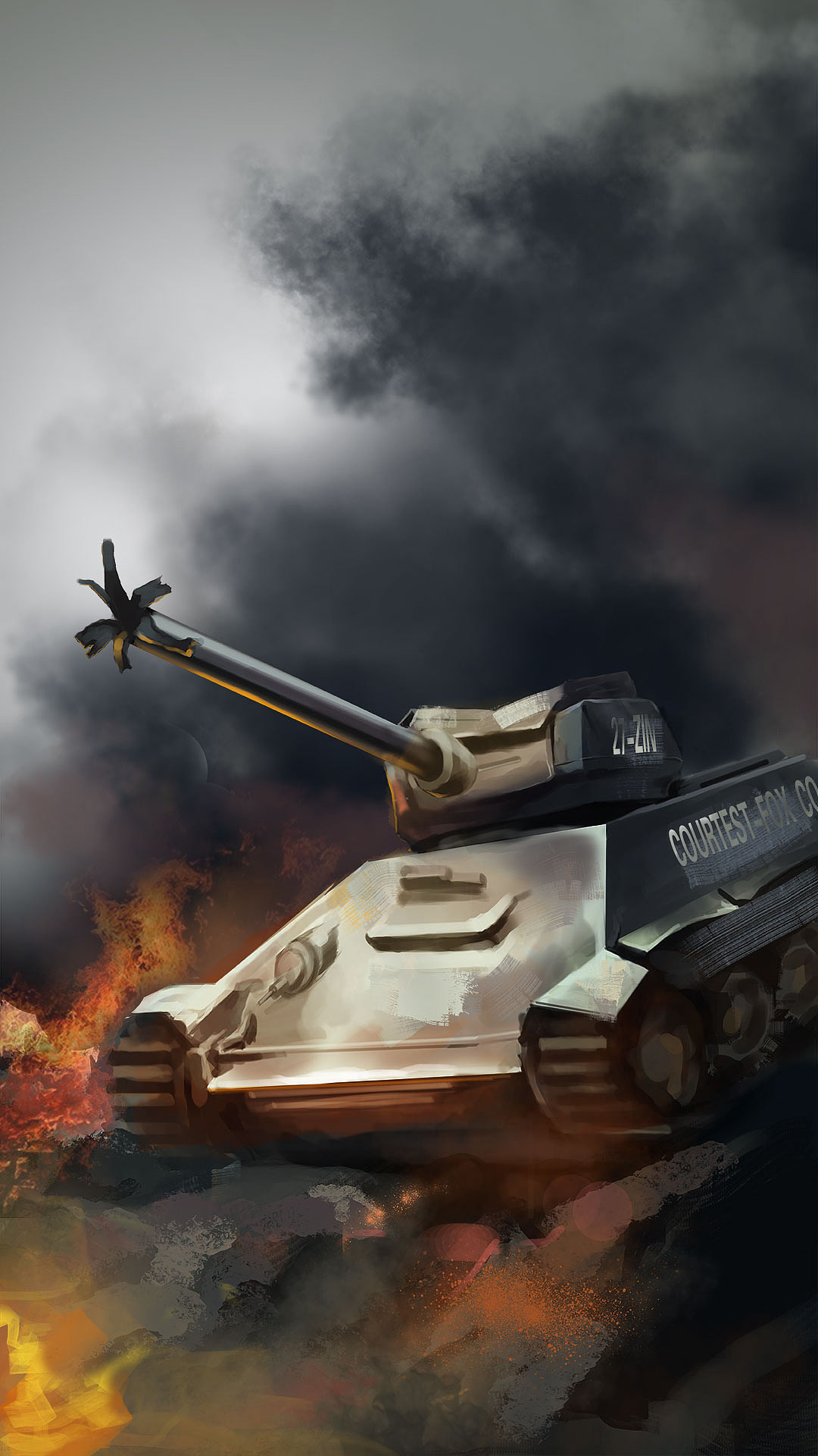 二战硝烟|插画|游戏原画|孔璐_原创作品-站酷zcool