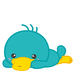 鸭嘴兽男孩可爱版 微信表情上线!【微信表情】