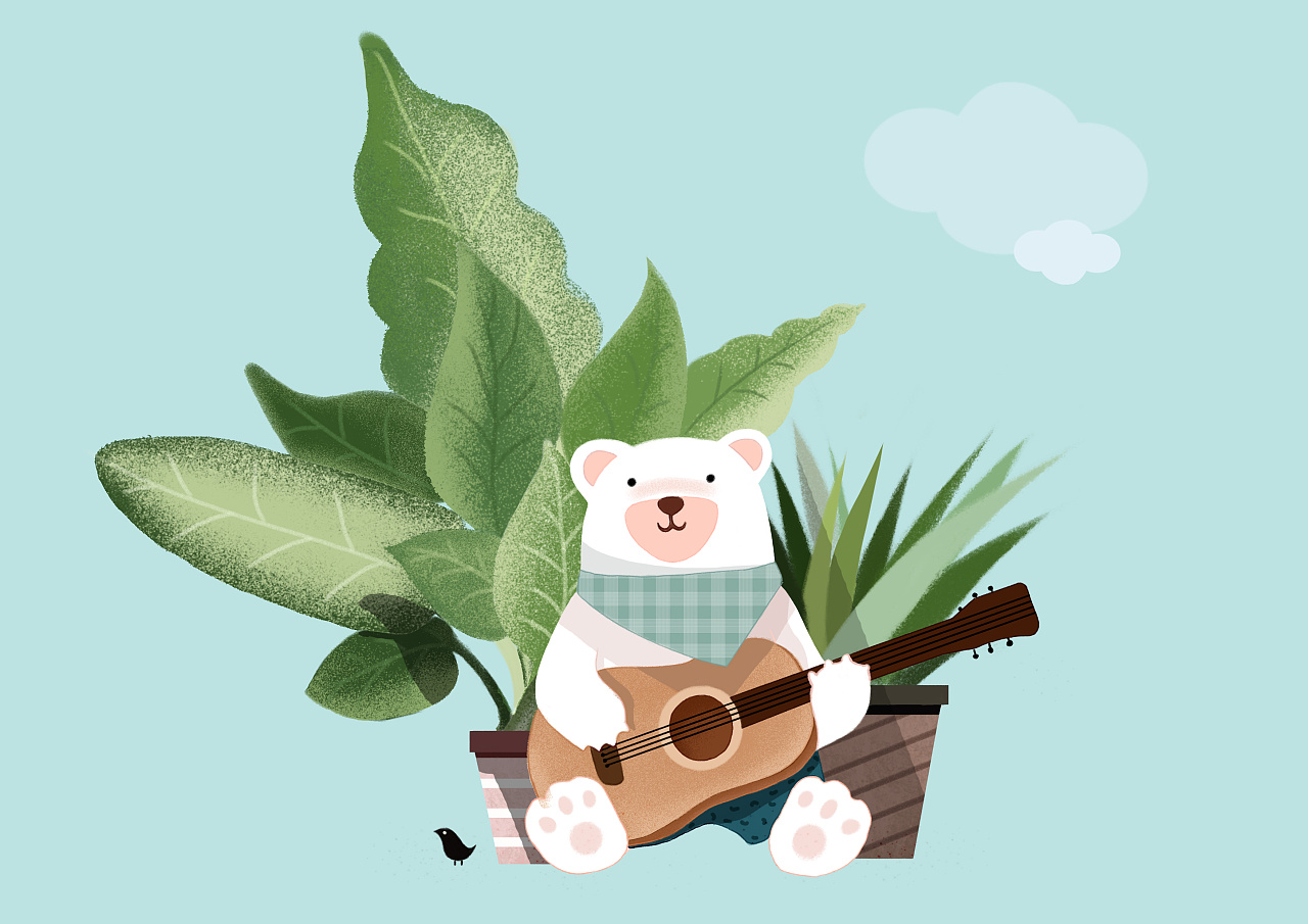 小白熊|插画|创作习作|老龚laogong - 原创作品 - 站酷 (zcool)