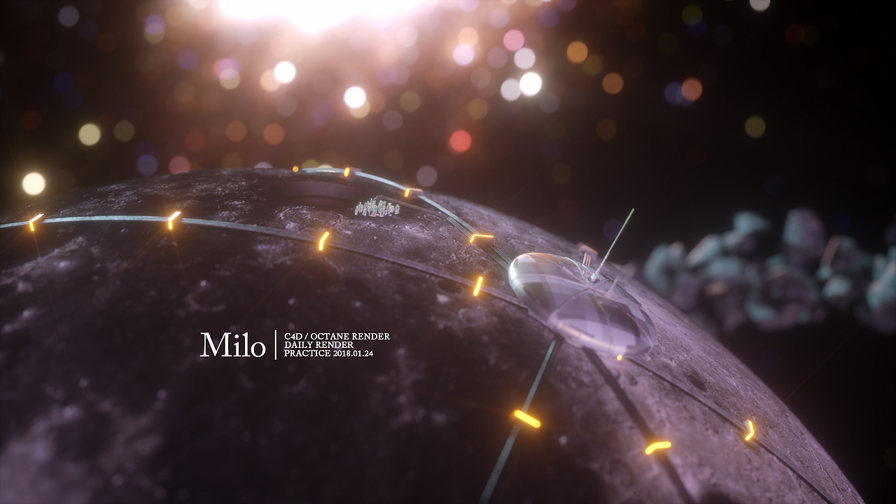 CG小场景 外星基地