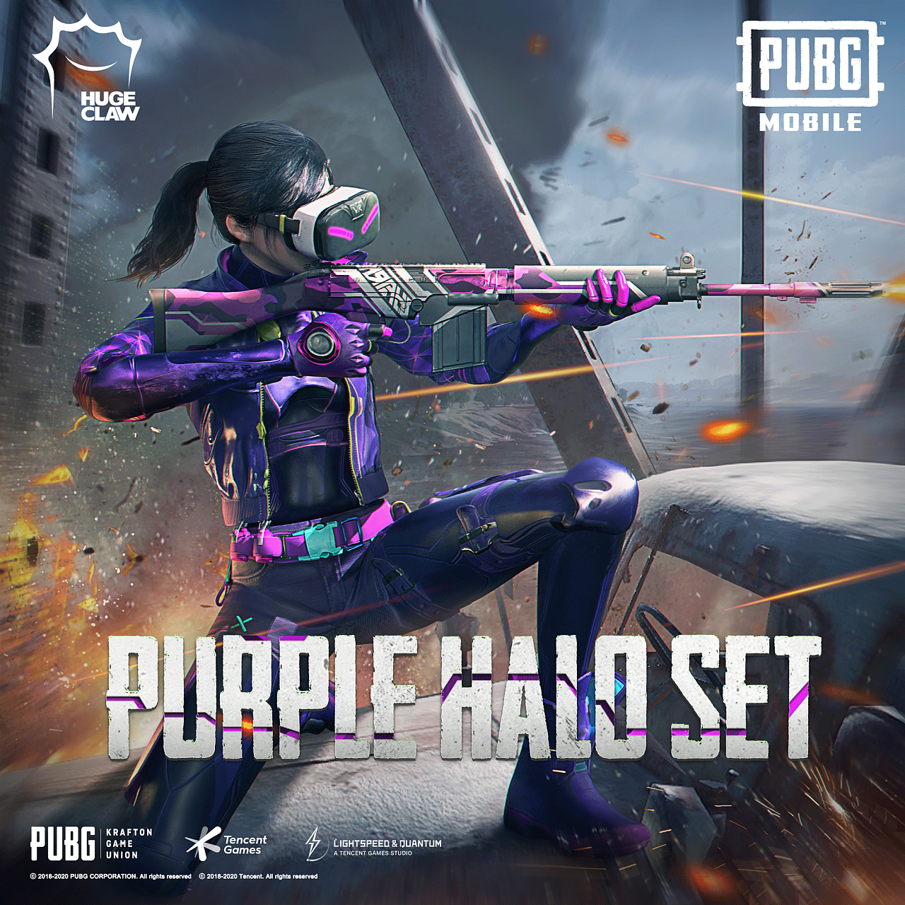 很酷很厉害 各种神奇套装在手 今晚吃鸡可以有~ 卡扑动漫—pubgmobile