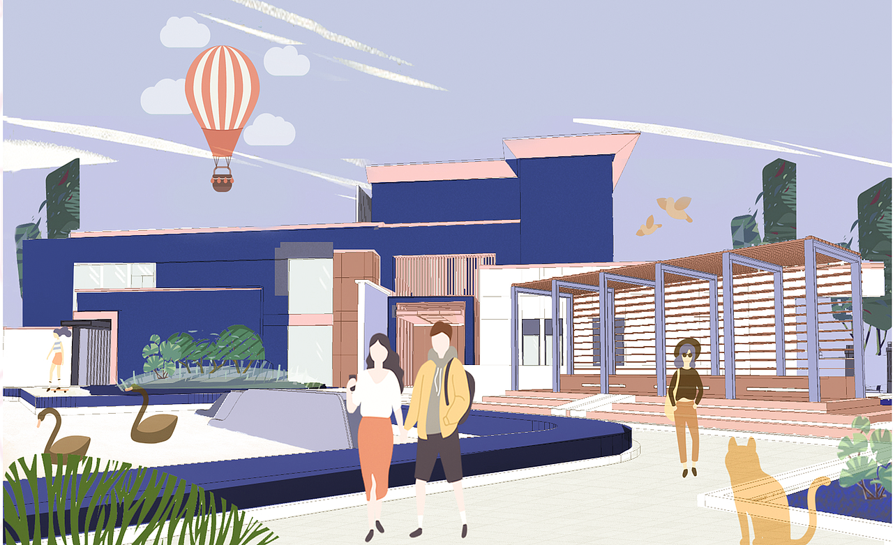 Students' works | 景观设计-插画风格作品集2（图ZMjUyODg2MzAw） - 景观设计 - 站酷设计师美果设计原创素材 - 站酷ZCOOL