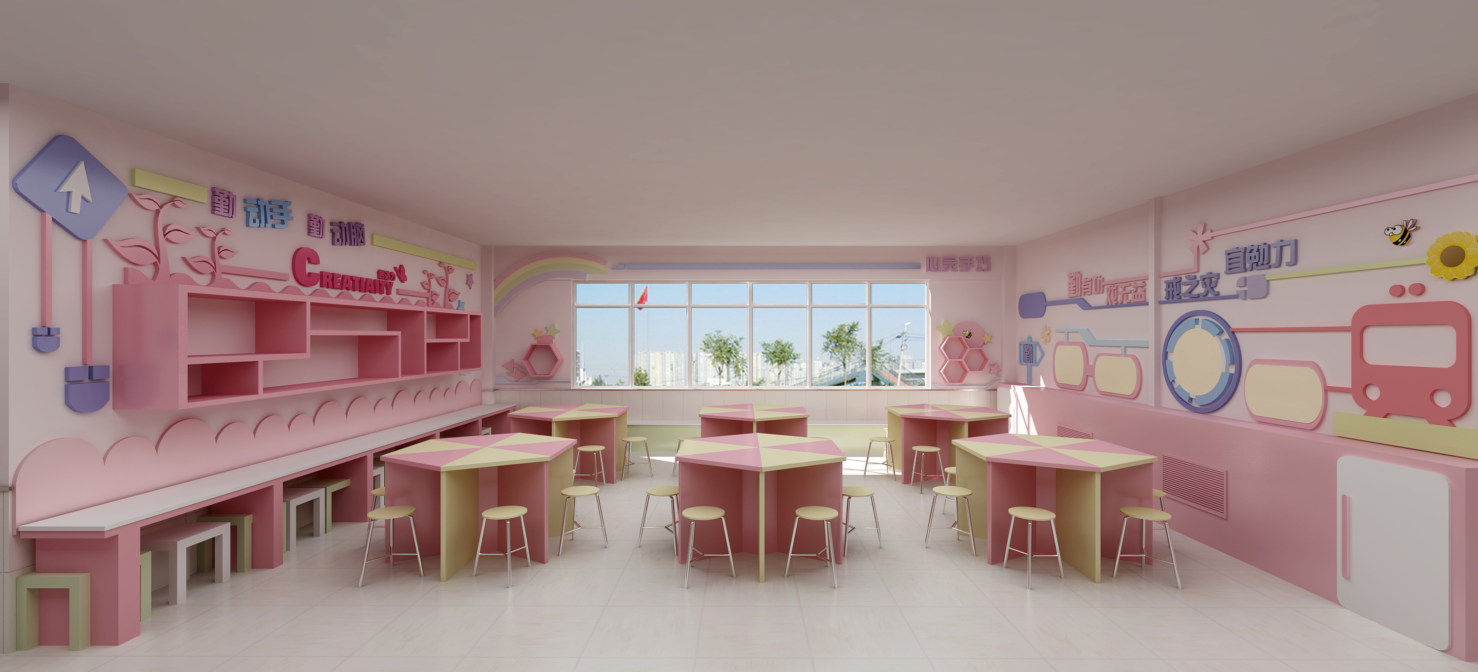 沙板庄小学2f动手吧已制作成品