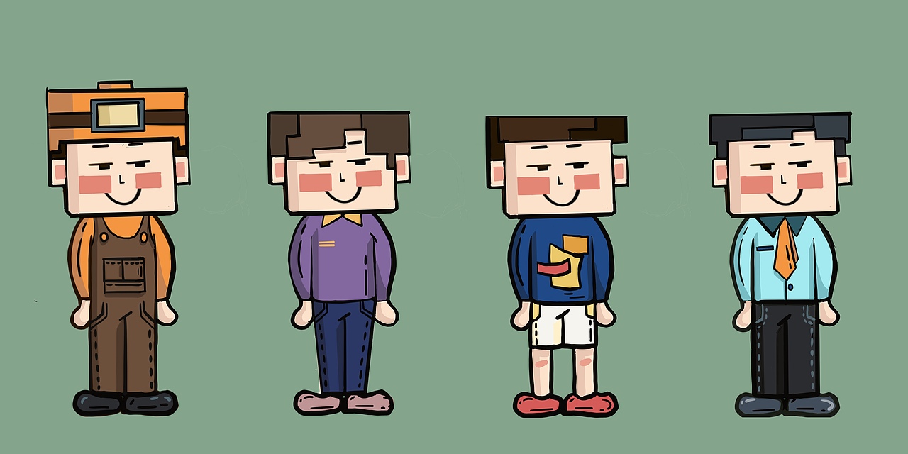 人物形象小草稿（图ZMTg1OTkyODg0） - 其他平面 - 站酷设计师藤萝西原创素材 - 站酷ZCOOL