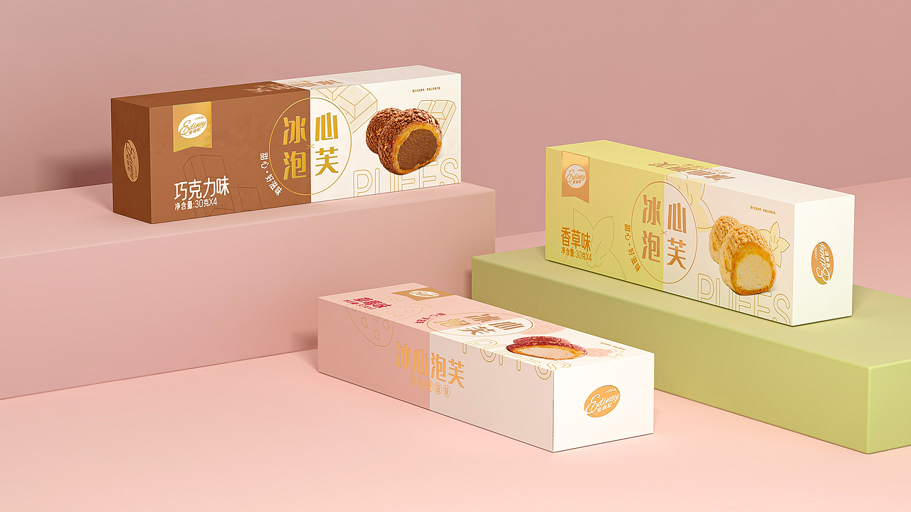 Ediney爱迪尼冰心泡芙