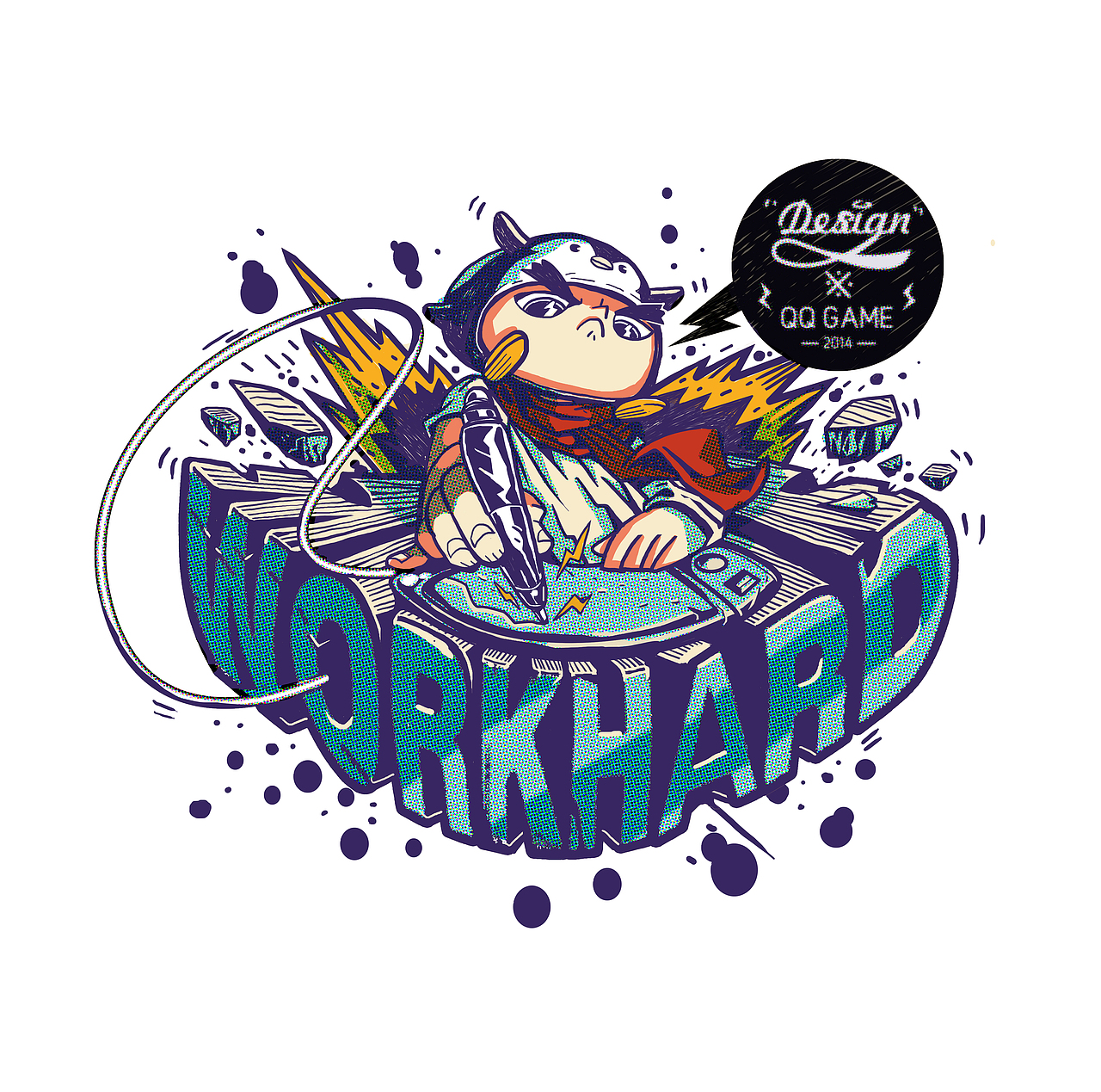 T恤~（图ZMjExOTUxMTI=） - 商业插画 - 站酷设计师我屁股有洞原创素材 - 站酷ZCOOL