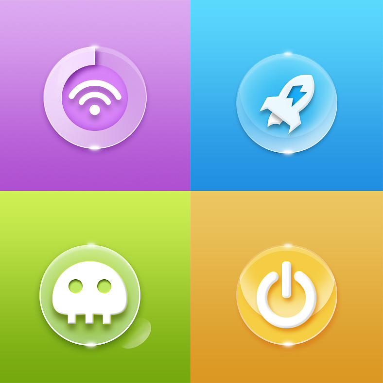 氧气ICON一组临摹