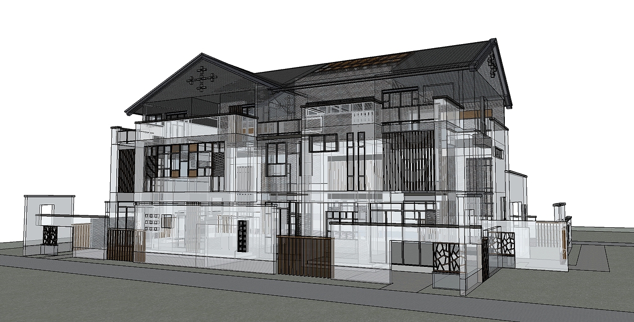 中式別墅（图ZNDU4NjI4Njg=） - 建筑设计 - 站酷设计师Angelpyp原创素材 - 站酷ZCOOL