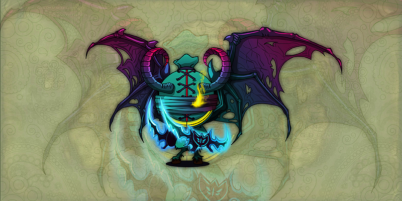 小混蛋——魔兽系列（图ZMjM0NjM3Mg==） - 新锐潮流插画 - 站酷设计师插画师春雨原创素材 - 站酷ZCOOL