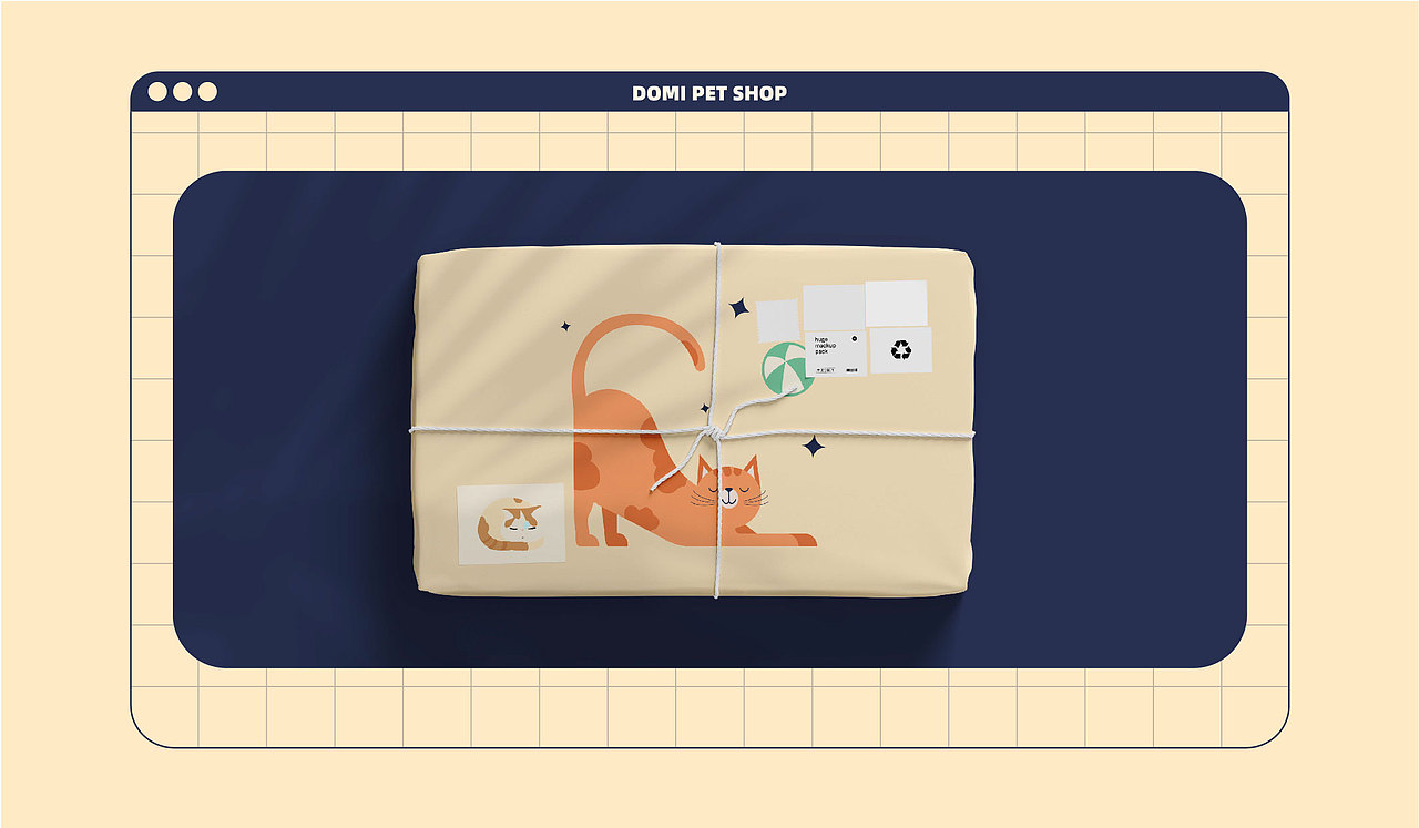 多咪宠物店 DOMI PET SHOP 品牌设计（图ZMjYyMTg0NTQ4） - 品牌 - 站酷设计师阿西兰花原创素材 - 站酷ZCOOL