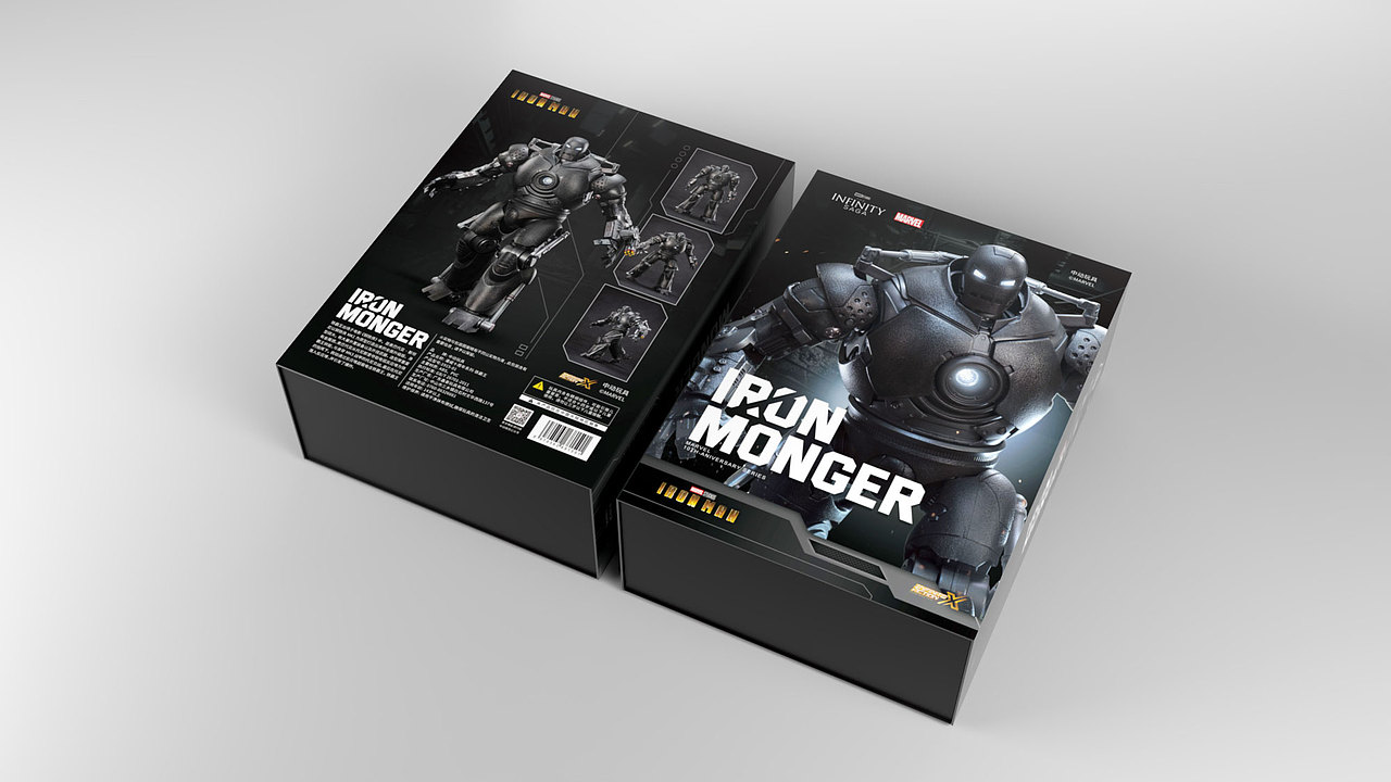 中动 漫威铁芒果包装设计