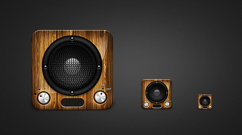 ❤-临摹的木质音响-❤