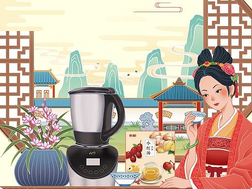 古风版小红糖详情页设计