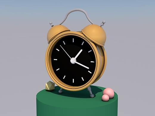 C4D—闹钟（个人主页-ZNDUzODI5NDg=） - 产品 - 站酷设计师小坏马原创素材 - 站酷ZCOOL