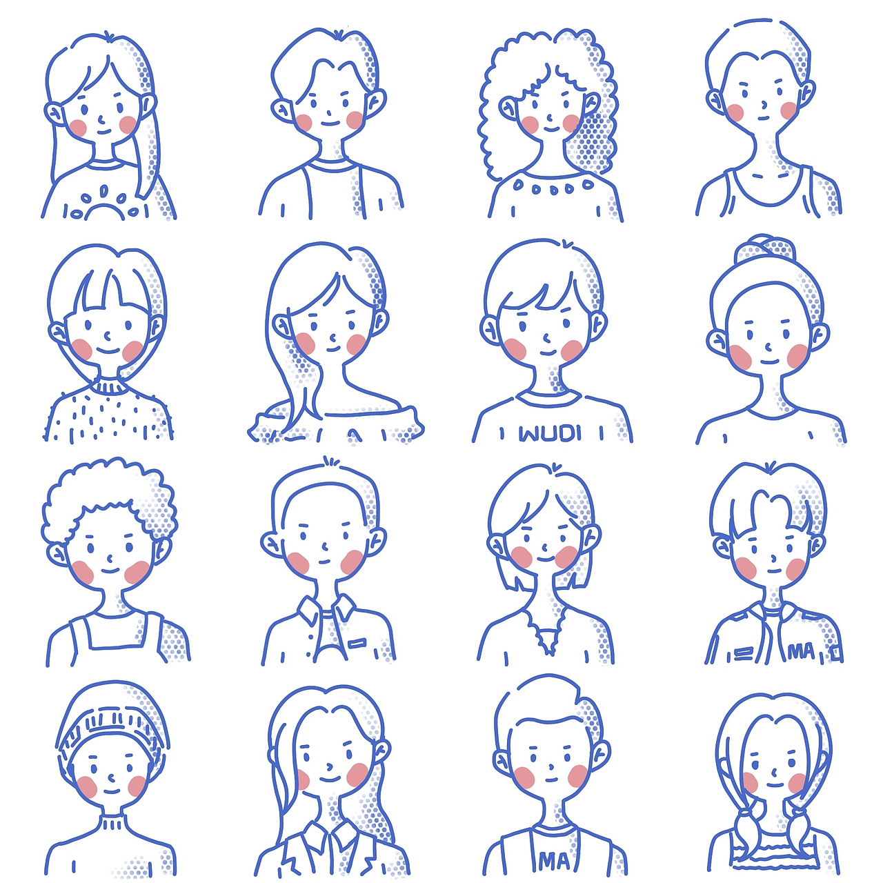 简笔画人物练习