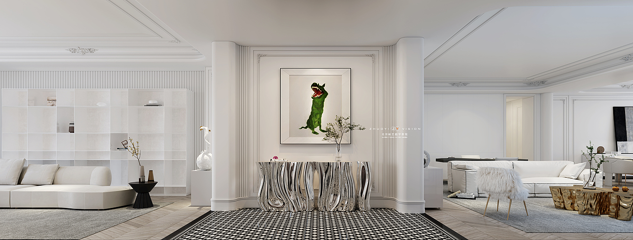 设计：张志国设计工作室/北京一元工作室（图ZMjIzNzM3NDM2） - 家装设计 - 站酷设计师硺艺数字表现原创素材 - 站酷ZCOOL