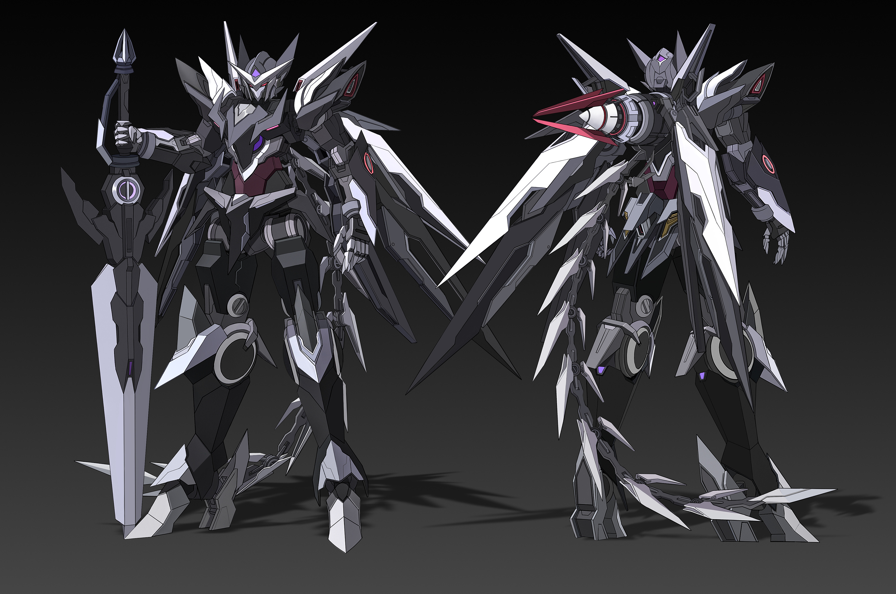 第一次尝试画高达