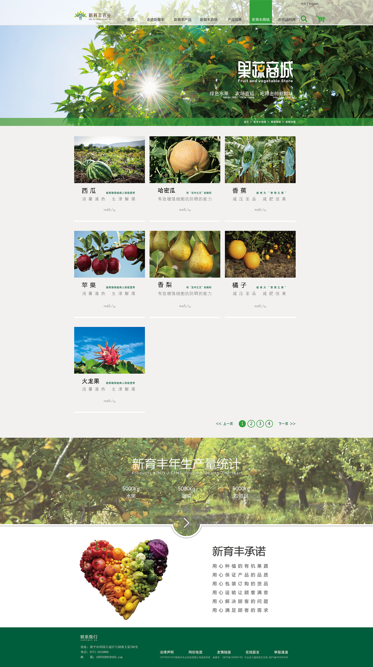 “新育丰”画册 网页设计