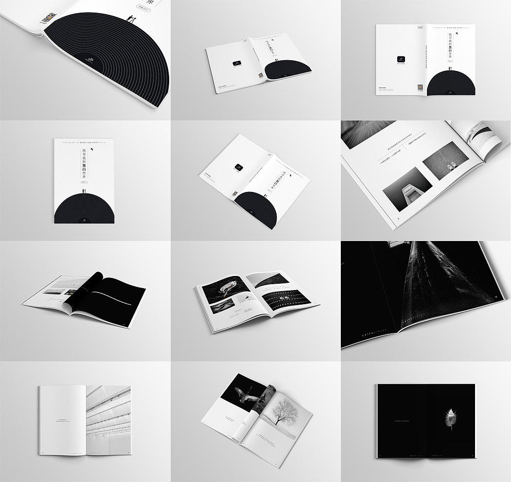 找寻我的黑白世界影集 - 回首2017（图ZMTAwODI1NDg4） - 书籍/画册 - 站酷设计师磊土原创素材 - 站酷ZCOOL