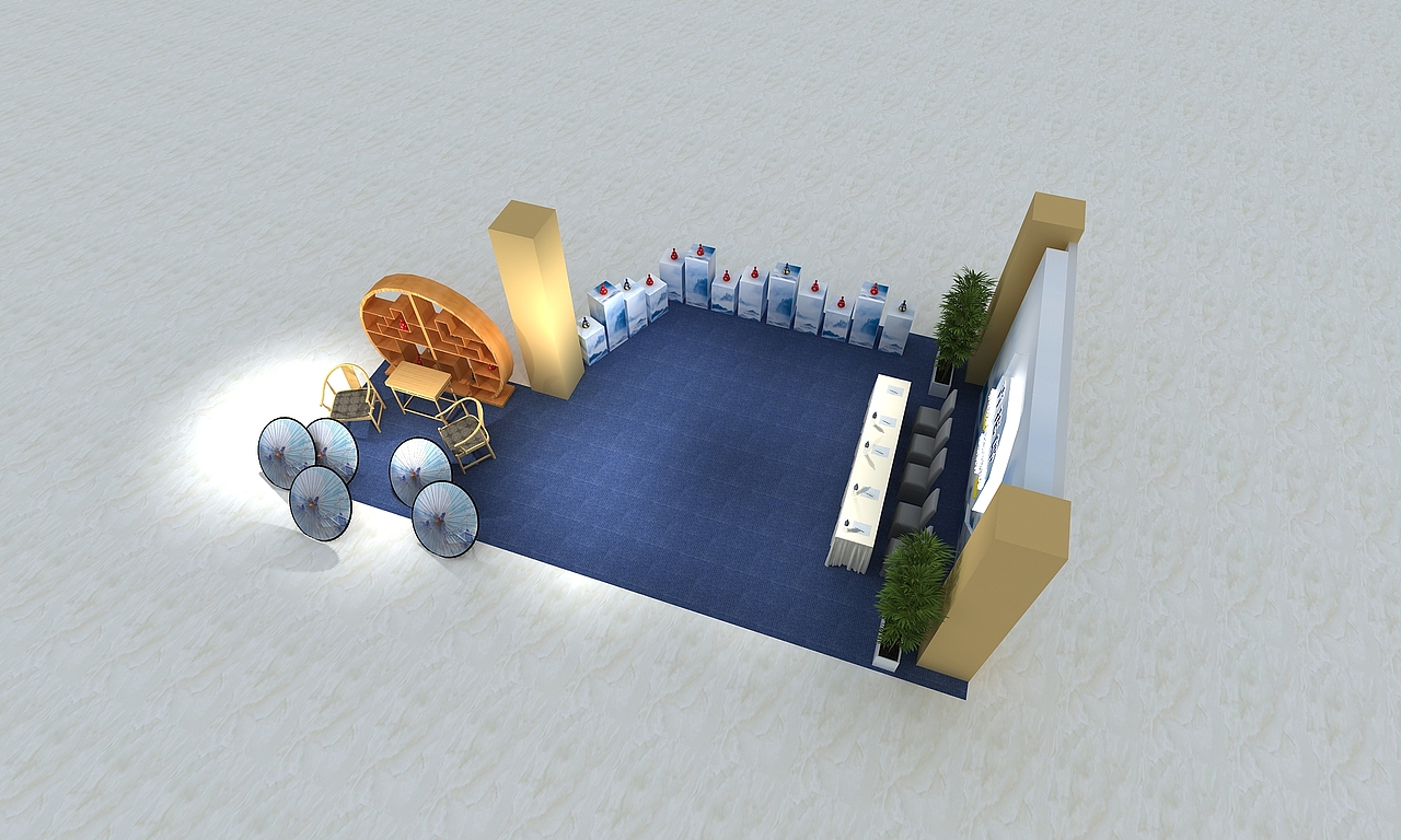 郎酒发布会设计3D效果图（图ZMTc1MjE0NDg0） - 场景 - 站酷设计师3D设计师NG男原创素材 - 站酷ZCOOL