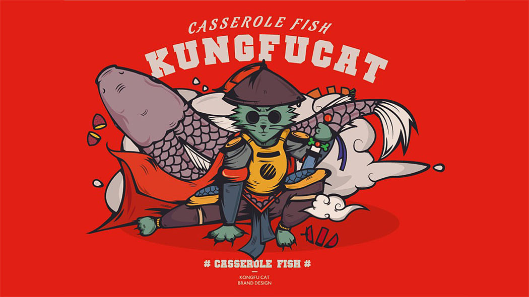 功夫猫（图ZMTg5NzY1OTc2） - 品牌 - 站酷设计师知尖品牌原创素材 - 站酷ZCOOL
