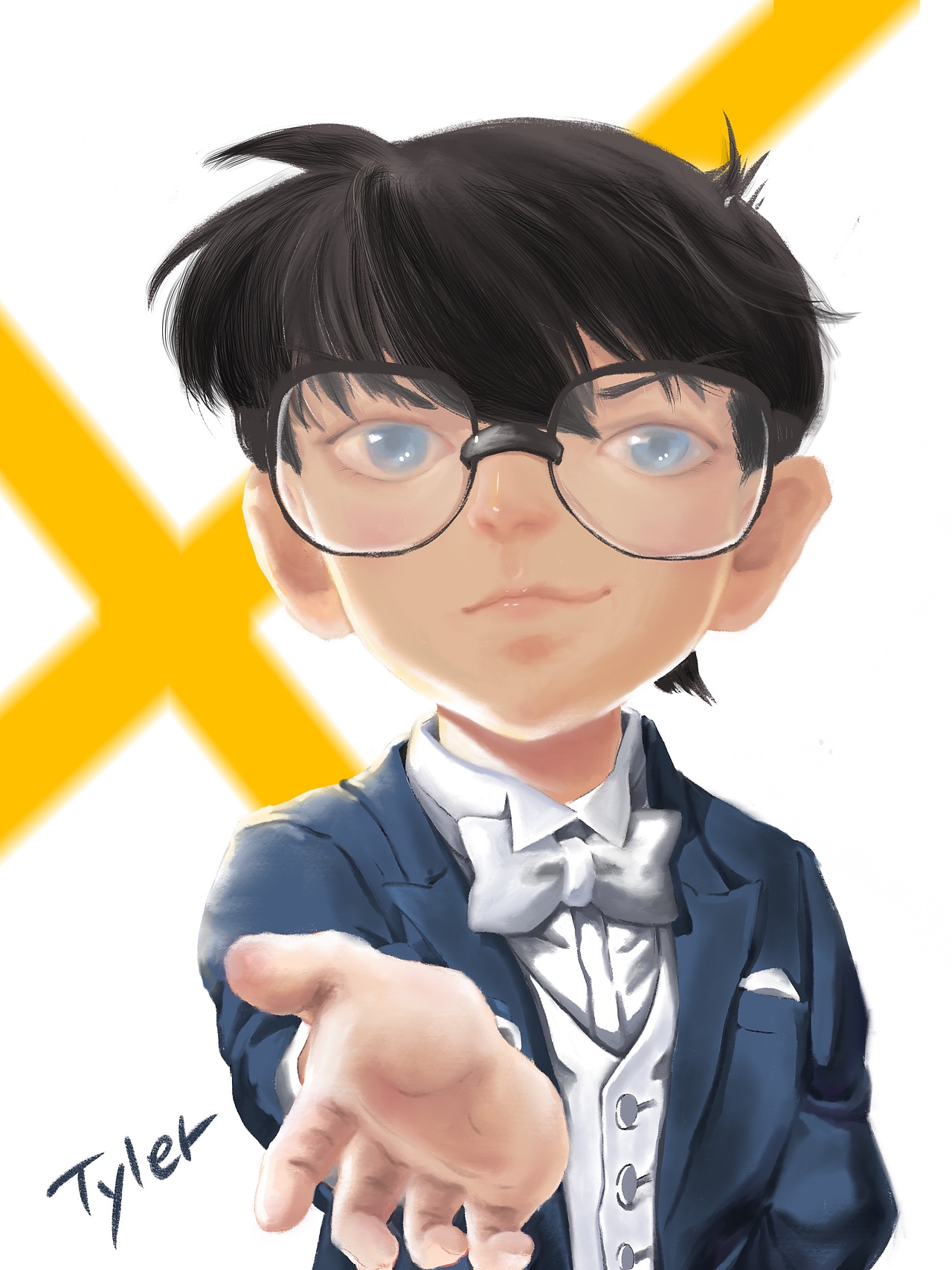 名偵探柯南插畫（圖ZMTU1Mjc0MjQ4） - 創(chuàng)作習(xí)作 - 站酷設(shè)計(jì)師Tylerchu_原創(chuàng)素材 - 站酷ZCOOL