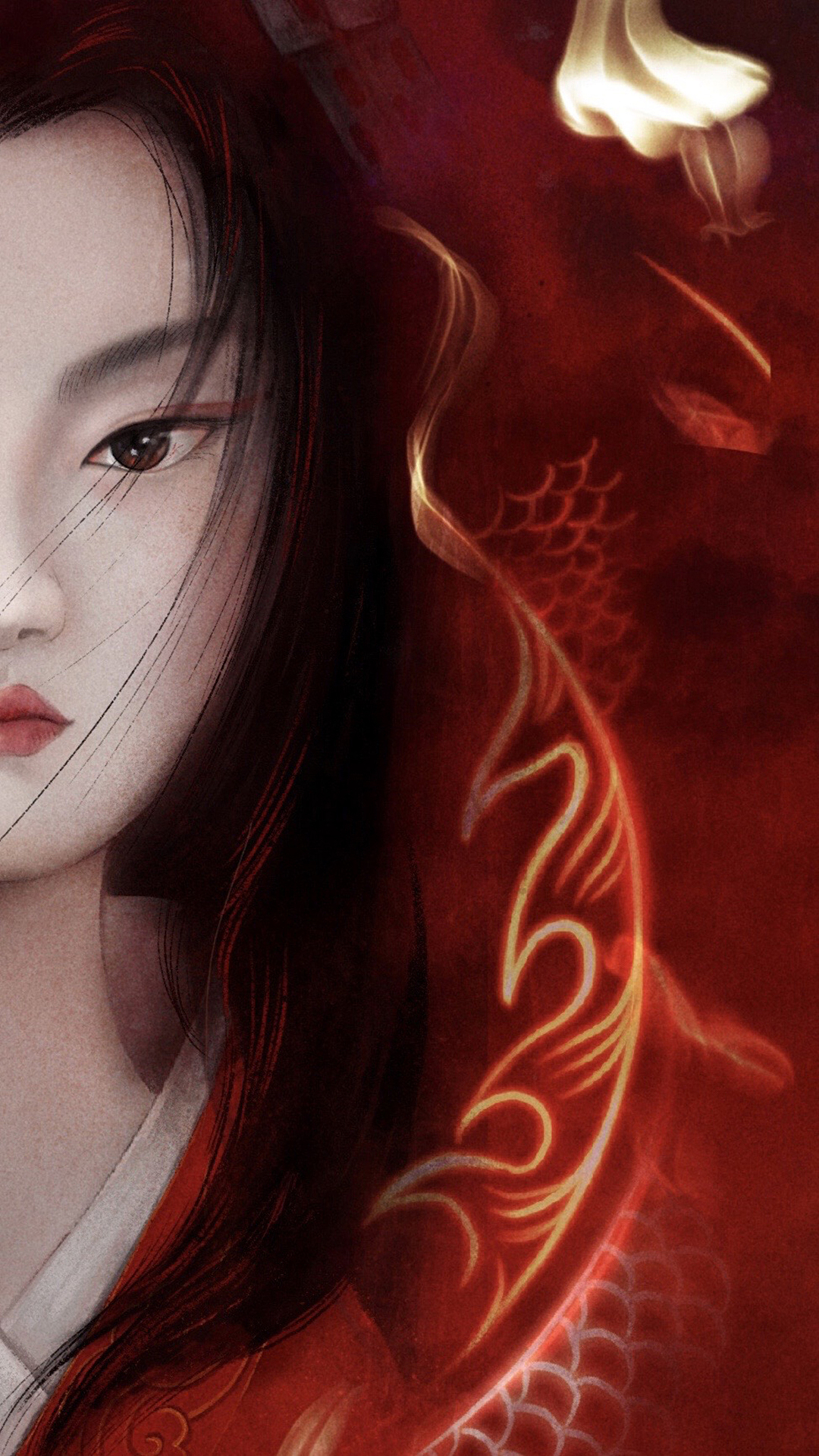 《花木兰》插画练习