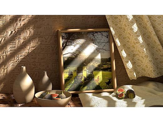 C4D光影场景搭建渲染作品