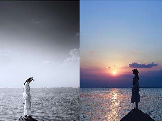 见海是海，见蓝便是蓝，唯独见了你.......