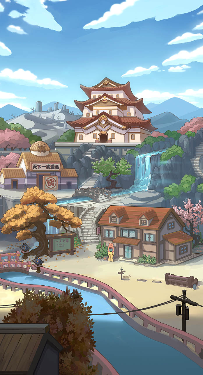 海贼王日系场景