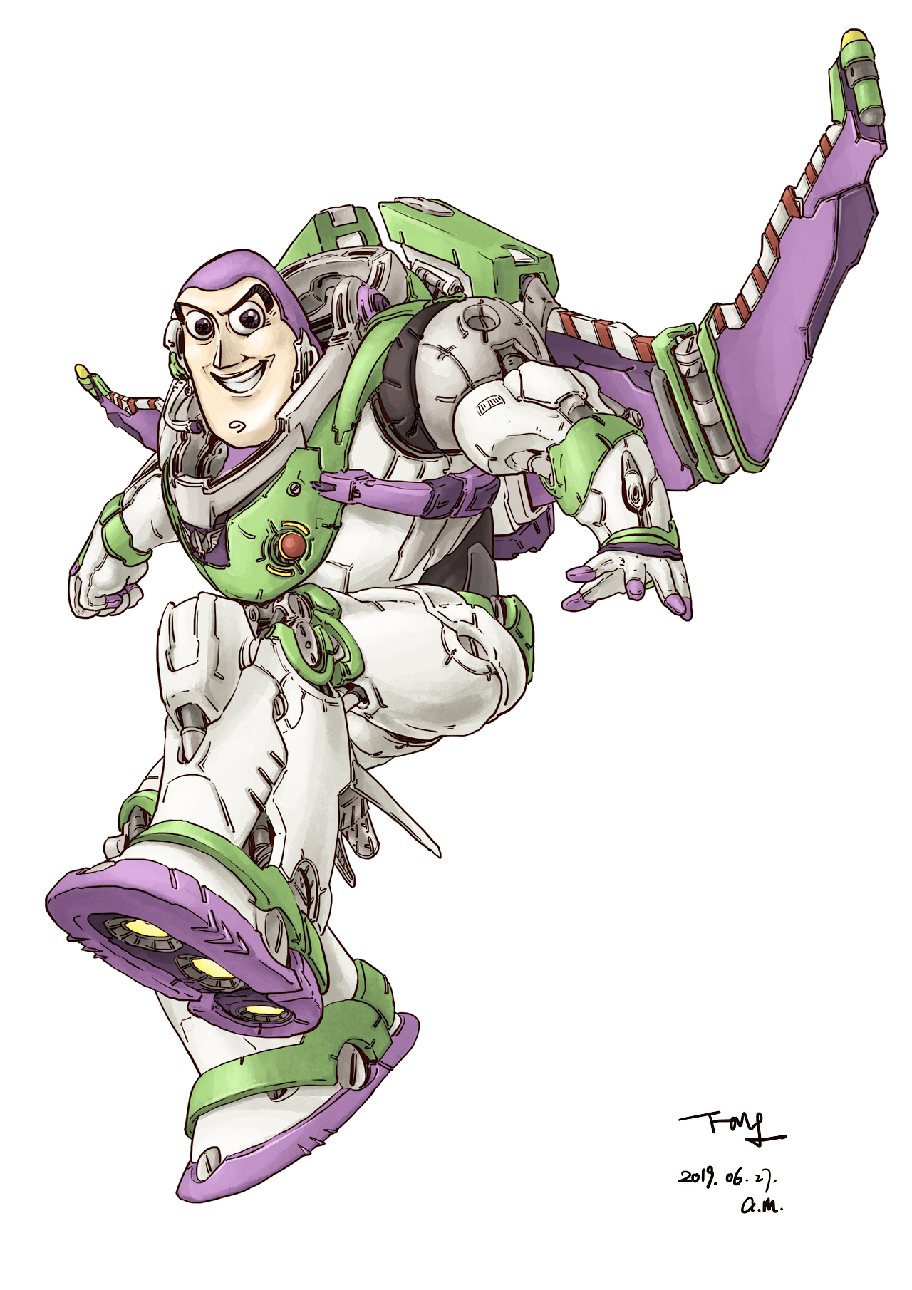 练习——巴斯光年|插画|创作习作|我不是寸头_原创作品-站酷zcool