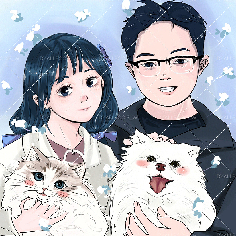 给朋友画的无偿稿记录