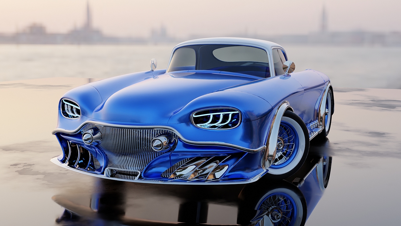 Blender老爷车02__22年数字藏品NFT项目