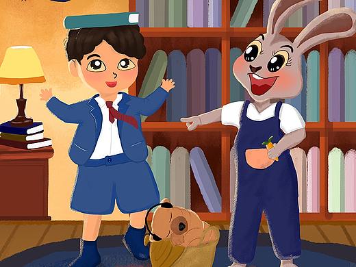 可爱儿插绘本（个人主页-ZNTA2MjA5OTI=） - 儿童插画 - 站酷设计师潇锐工作室原创素材 - 站酷ZCOOL