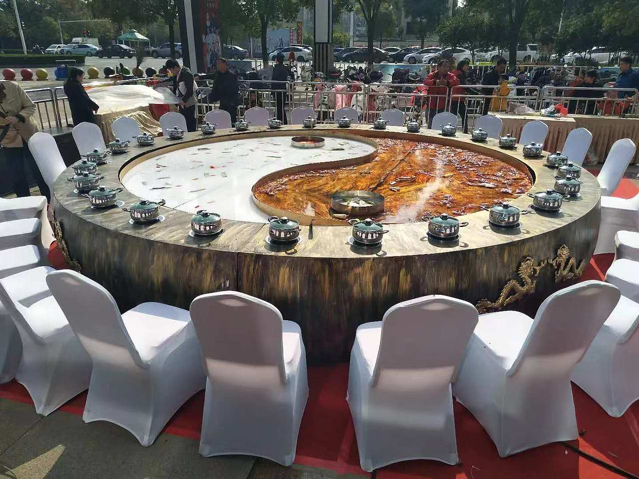 鸳鸯大火锅出租租赁厂家现货