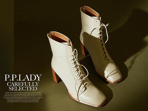 高跟女鞋马丁靴拍摄皮鞋创意摆拍静物图女靴电商图摄影