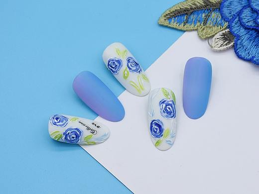 美甲款式摄影