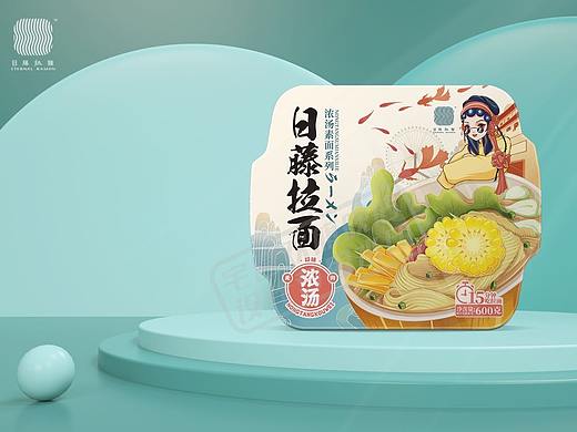 日式拉面手绘包装
