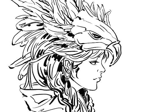 研究速写线稿的画法