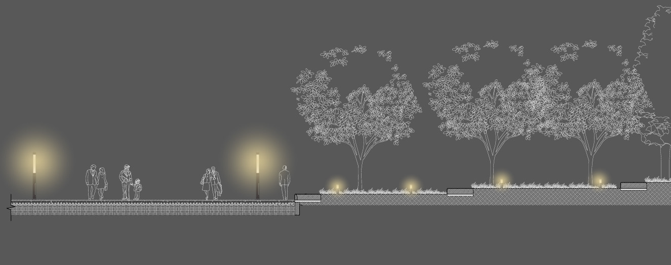 夜景照明 分析图