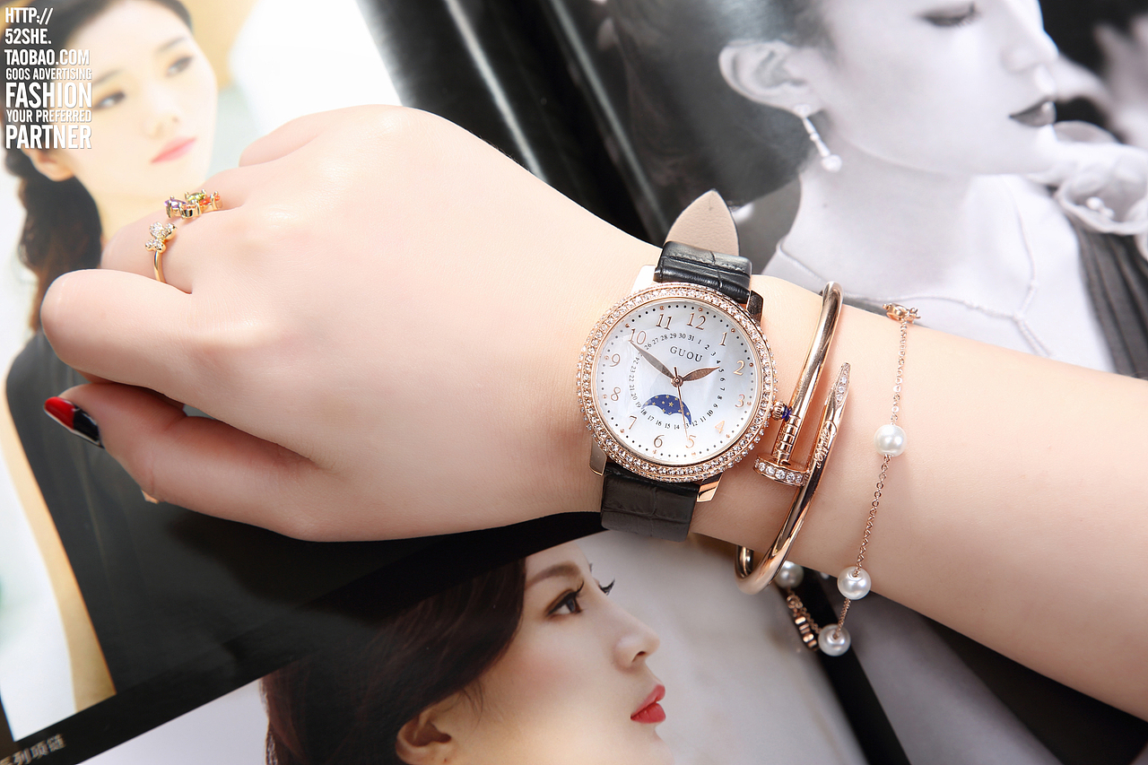手表上手图模特摄影 专注手表拍摄 模特实拍场景摄影