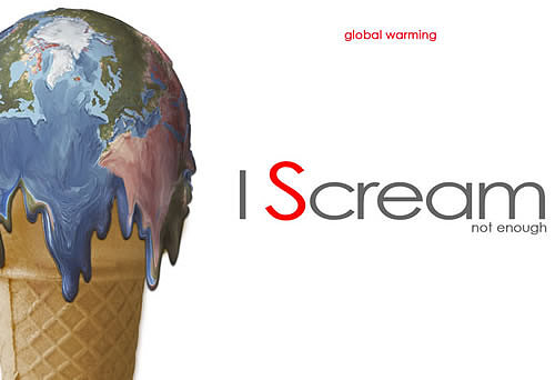 警示全球变暖公益海报设计欣赏（图ZNTI3NjY1MTI=） - 海报 - 站酷设计师Imweigh原创素材 - 站酷ZCOOL