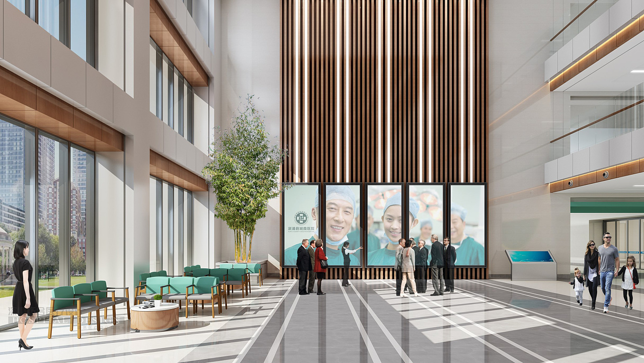 设计效果图丨二甲综合性医院一期工程14万平米